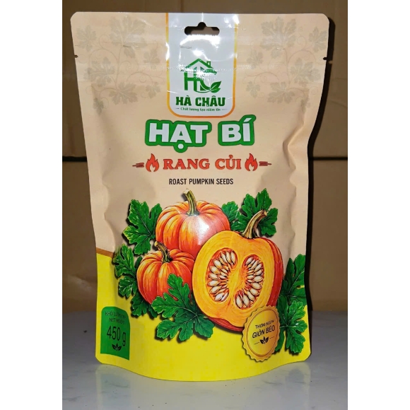 Hạt bí rang củi  túi 450g