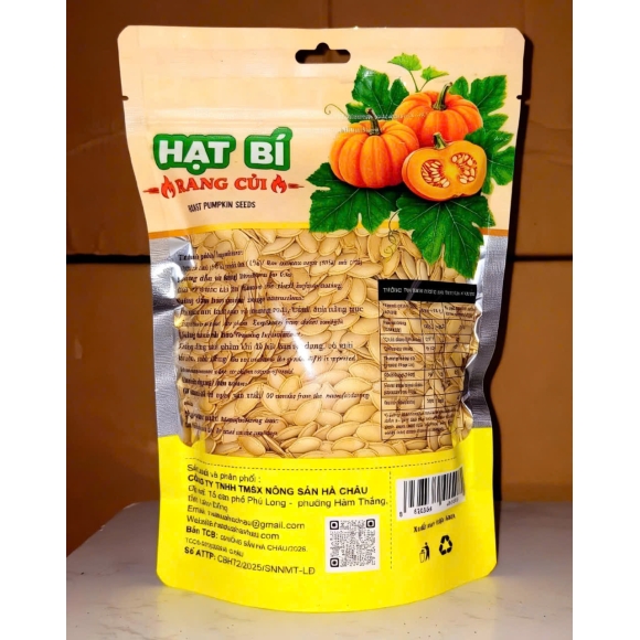 Hạt bí rang củi  túi 450g