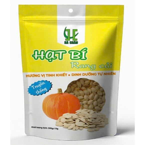Hạt bí túi Zip 500g