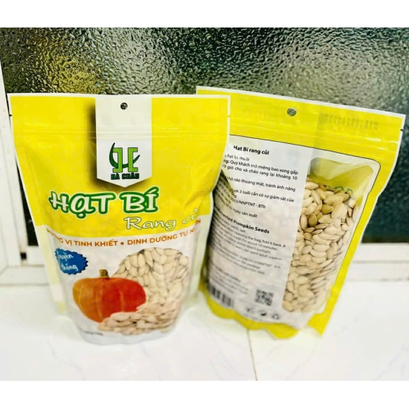 Hạt bí túi Zip 500g